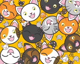 Cute Kitty Cats Background: Free Download in JPG Format for Graphic Design and Social Media Pages Styling