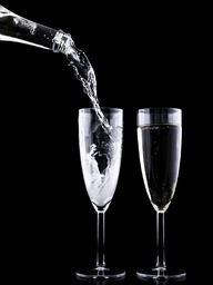 Get Festive with a Crystal Clear Happy New Year Background: Free Download for Graphics and Design