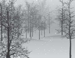 Stunning Snowy Scenes with Trees and Merry Christmas Wishes - Free PNG Downloads for Graphics, Banners, Design, Presentations and More!