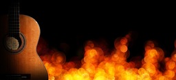 Free Guitar Bokeh Laptop Wallpaper and Music Background Images: Perfect for Graphic Design and Social Media Styling