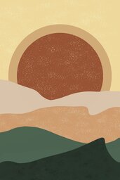 Stunning Sunrise, Sunset, and Desert Abstract Backgrounds - Free Download for Graphic Design and Web Design
