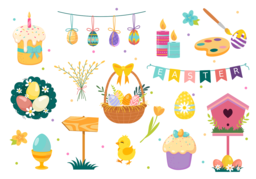 Free Easter and Spring Cartoon Backgrounds - Download Now!