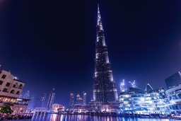 Download Free City and Architecture Background Images of Burj Khalifa and Emirates in Dubai