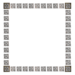 Free Downloadable Square Silver Photo Frames: Ideal for Graphic Design, Advertising, and Social Media Pages