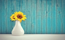 Stunning Sunflowers: Free Downloadable Background Images, Wallpapers, and Graphics featuring Popular Vase Designs