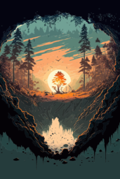 Get Stunning Crater, Panorama, Mountain, and Fantasy Forest Images and Wallpapers in High-Quality PNG Format - Free for Download!