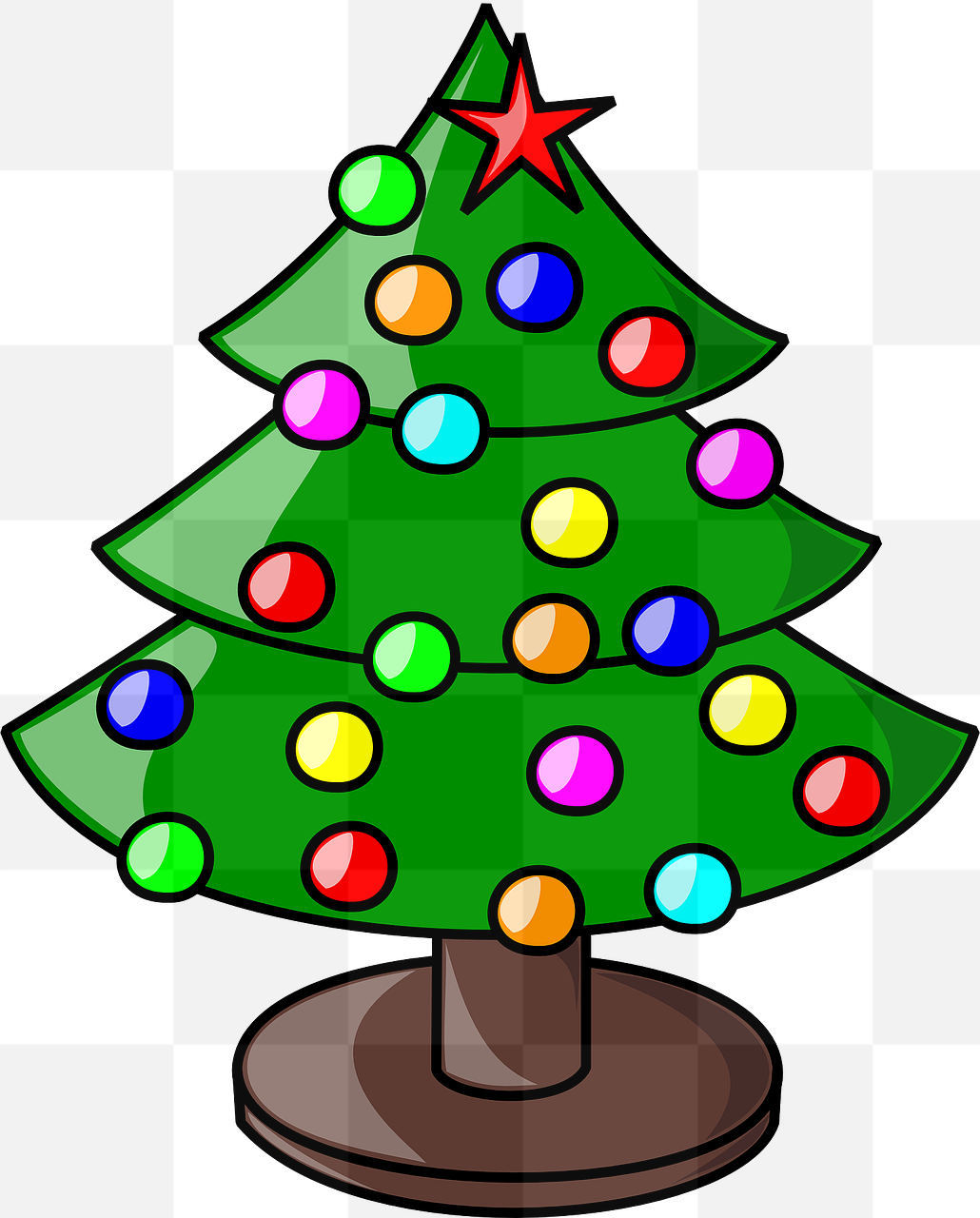 Beautiful Christmas Trees - High-quality PNG Images with Transparent Background for Graphic Design