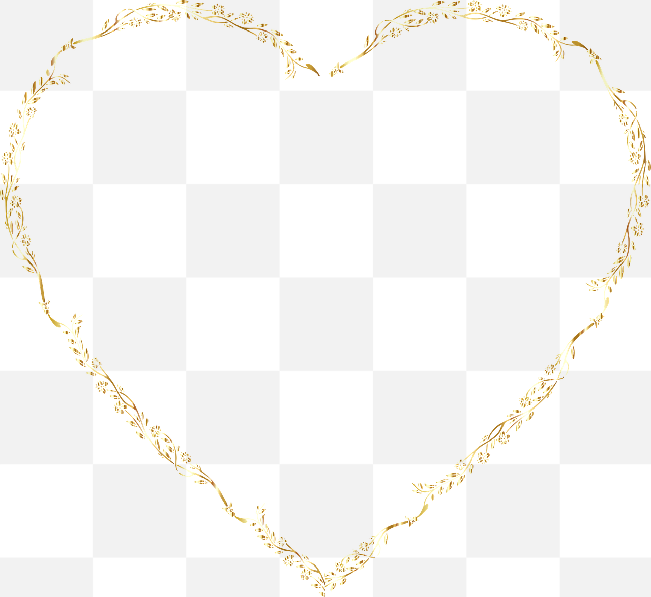 Beautiful Heart Frames with Transparent Background - Free PNG Downloads for Graphic Design
