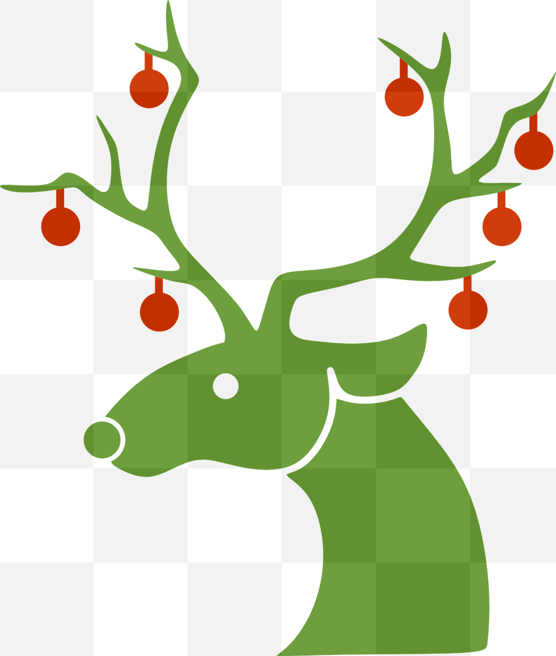 Beautiful Reindeer PNG images for your Christmas Winter Graphics - Free Download