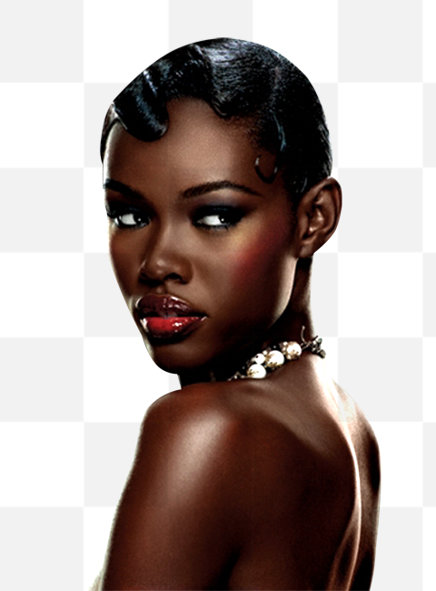 480 X 650 Px Beautiful African Woman Png For Ads Black Hair Model Png