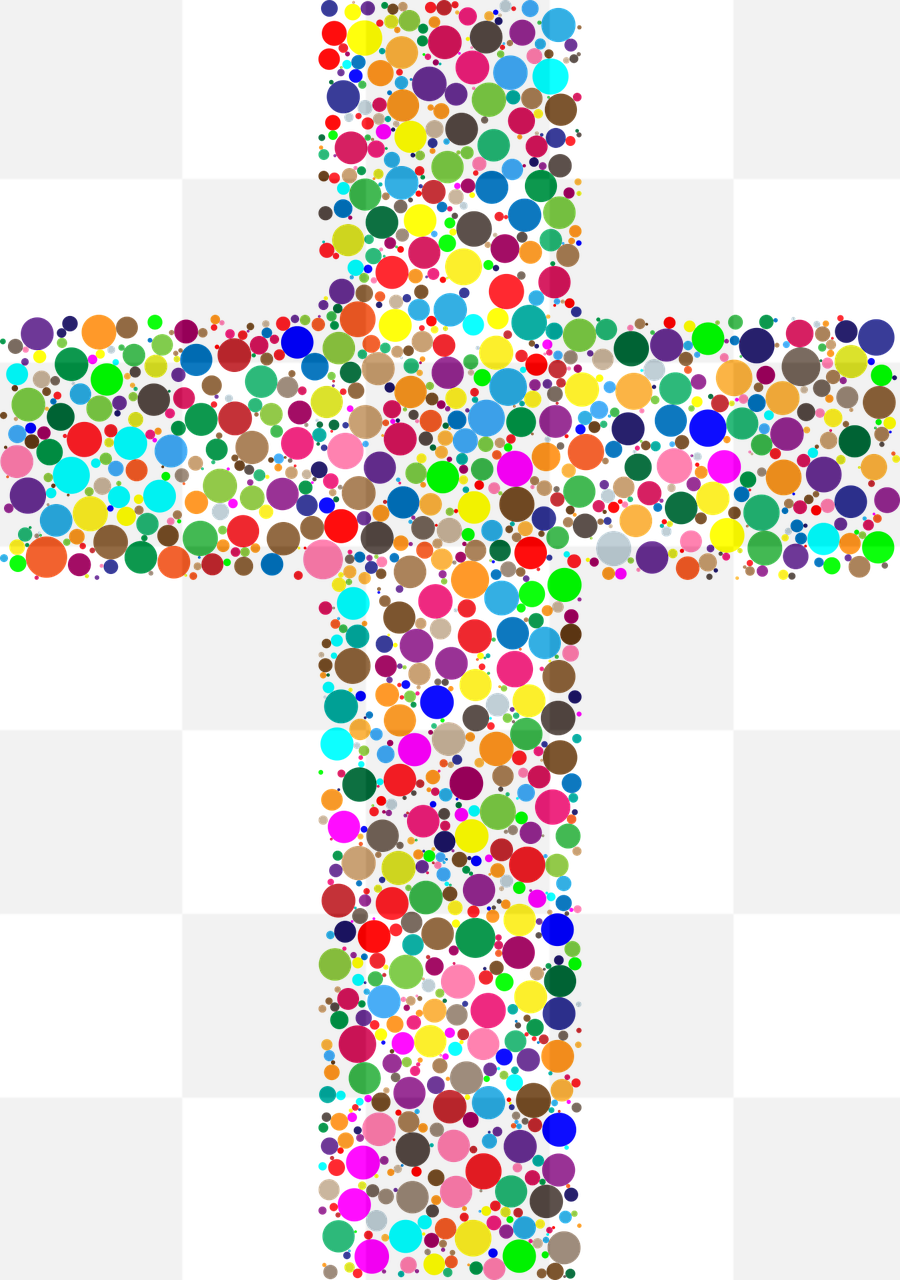 Beautifully Vibrant Jesus Christ Cross PNG Images with Transparent Backgrounds - Perfect for Graphic Design and Advertising!