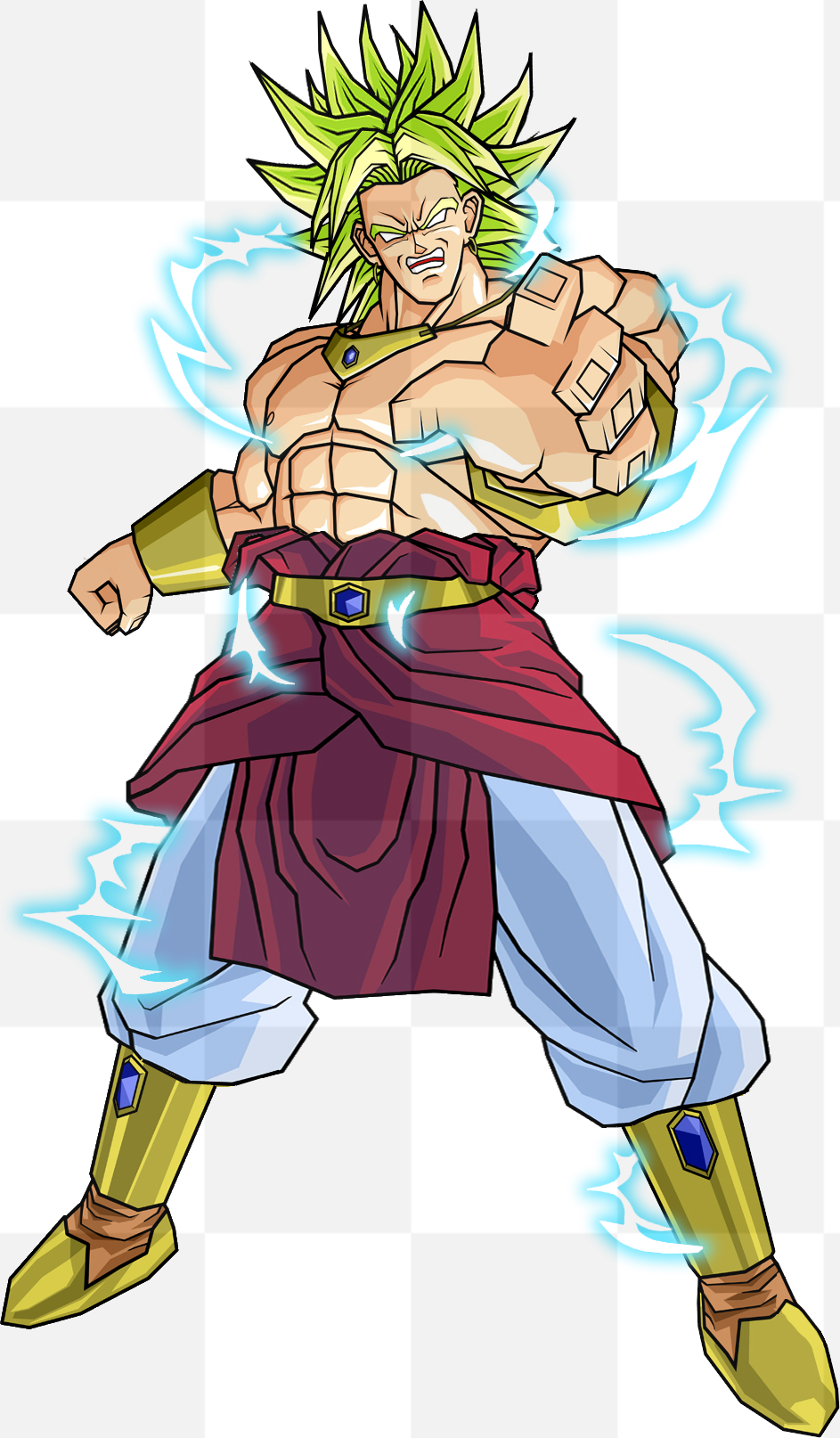 943 X 1614 Px | Manga PNG. Broly Is A Character From The Popular ...