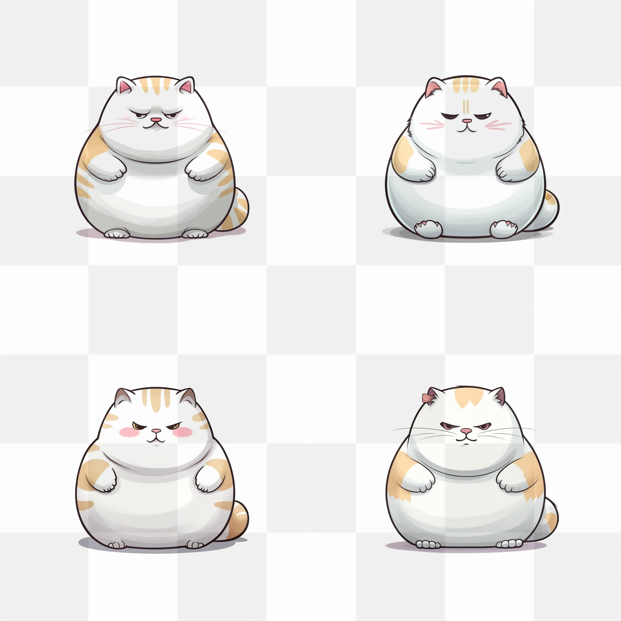 Explore our collection of animated cartoon fat cat stickers that are sure to bring a smile to your face. Add a touch of humor to your conversations...