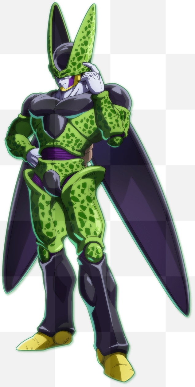 Cell from the anime series Dragon Ball. Cell is a major villain from the popular Japanese manga and anime series, Dragon Ball. Cell is a...