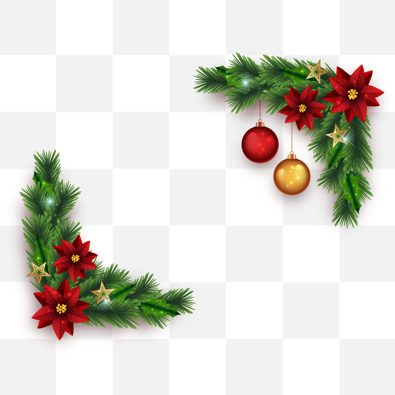 Christmas Tree Branches With Colorful Balls. Merry Christmas!. Christmas tree with colorful decoration ball. Christmas ornaments, baubles, Christmas...