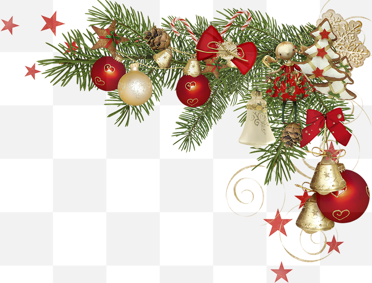 Christmas tree branch. Free Christmas PNG Images With Transparent Background. Christmas tree toy in red. Set of toys for the christmas tree in red...