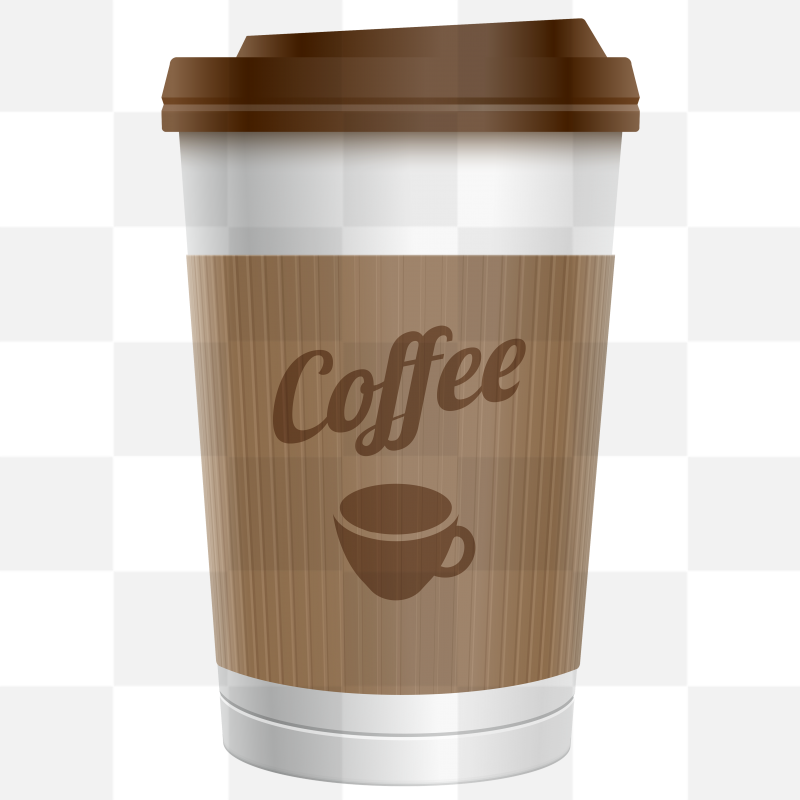 Colorful Print Cafe Coffee Cups with Black Lids. Disposable Paper Coffee Cup Set. Paper coffee cup PNG for Free Download. Coffee paper cup.
