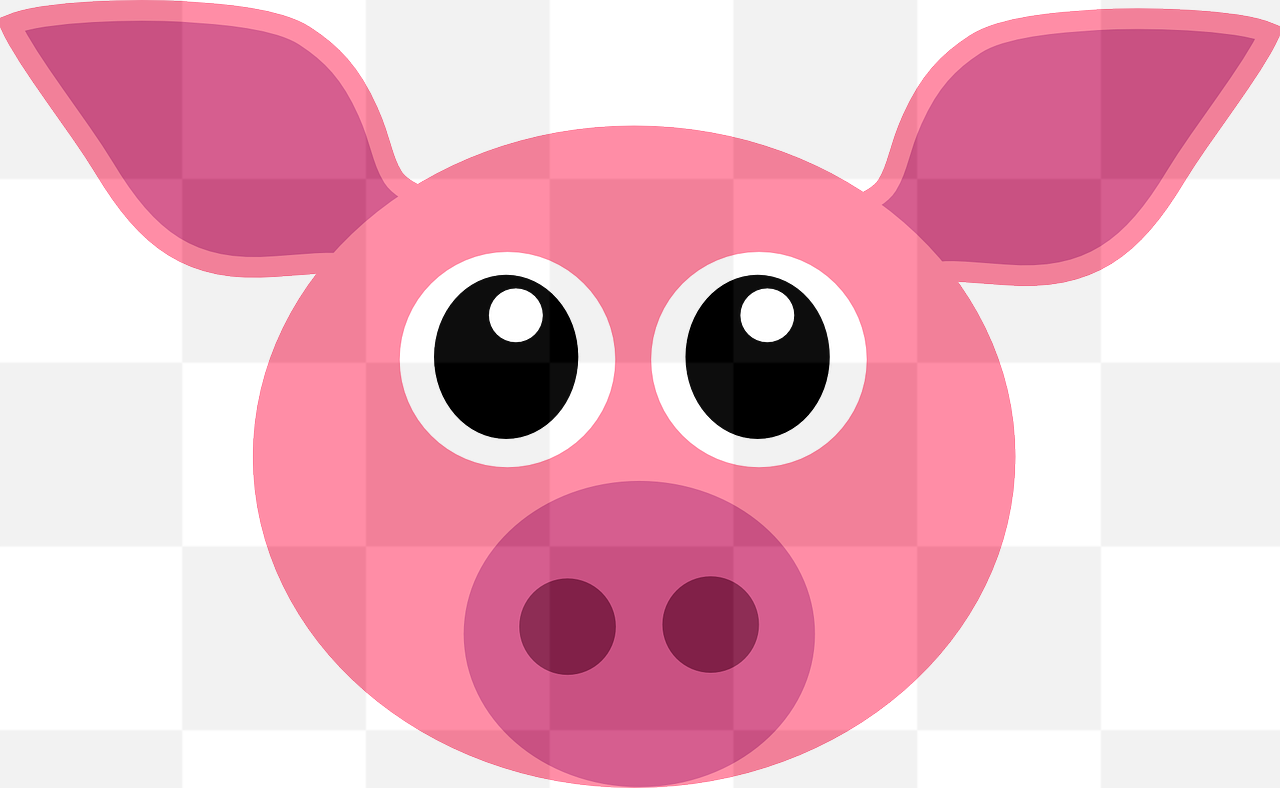 1280 x 788 px | Cute Pink Pigs: Free Vector PNG Images with Transparent...