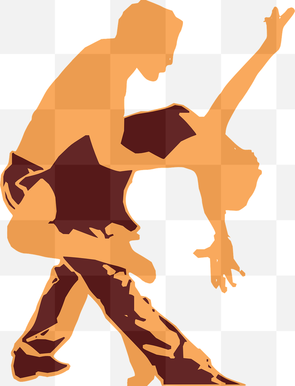 Dance, Salsa, and Couple: High-Quality Vector PNG Images with Transparent Background for Creative Designing and Advertising.