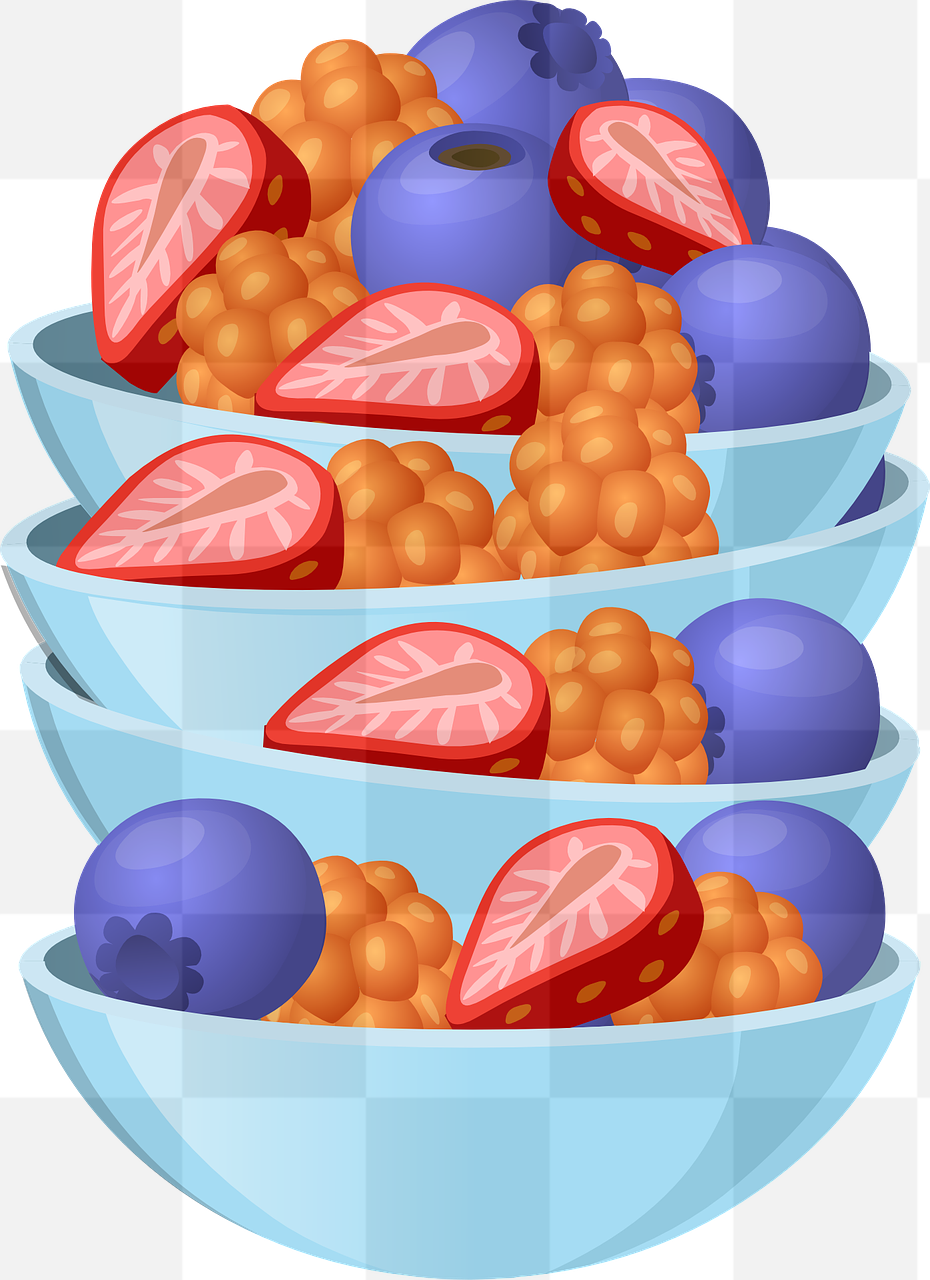 Delicious Free PNG Images for Desserts, Fruit, Salad, and Berry Lovers!