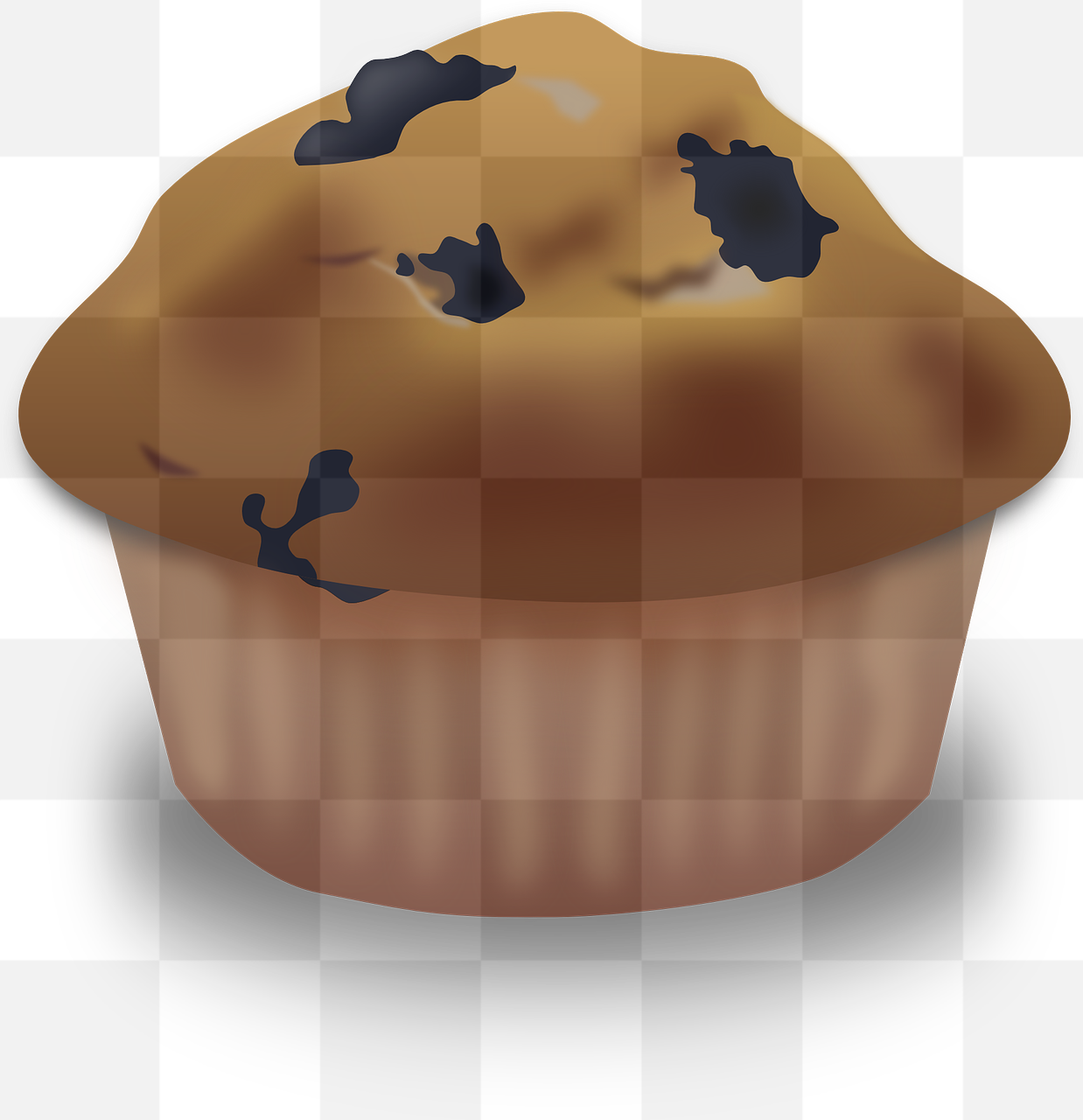 Delightful Desserts: Free Downloadable Cupcake, Muffin, and Blueberry Muffin PNG Images with Transparent Backgrounds for Graphic Design and...