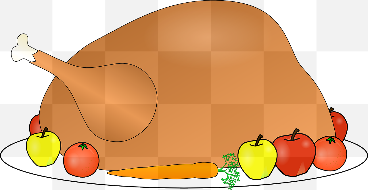Discover Mouthwatering Turkey Dinner and Fruit Vectors with Transparent Background - Download for Free!