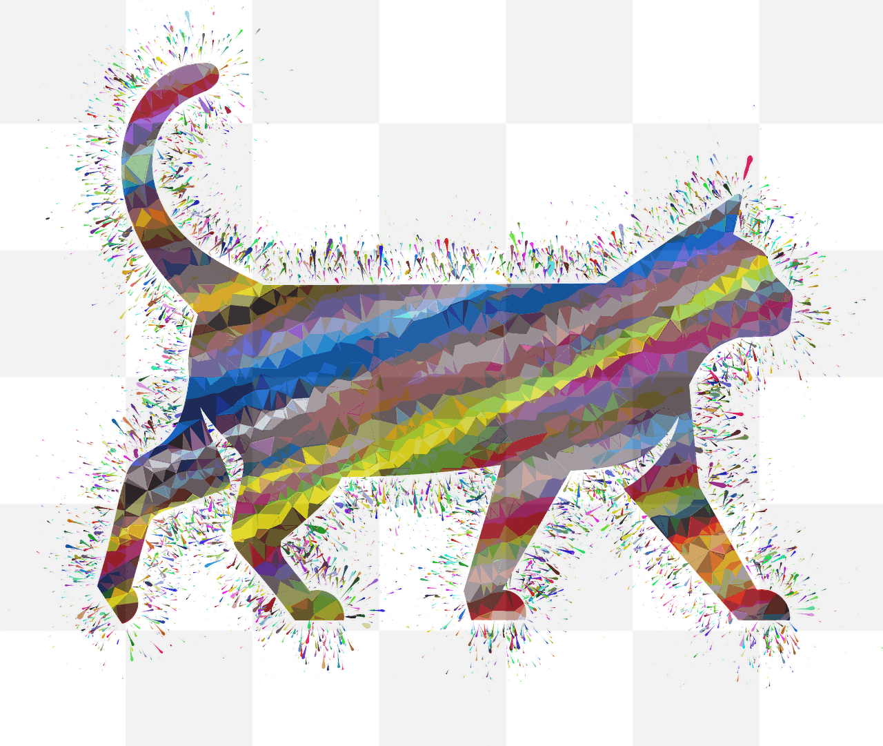 Discover Stunning and Colorful Cat PNG Images for Your Creative Designs