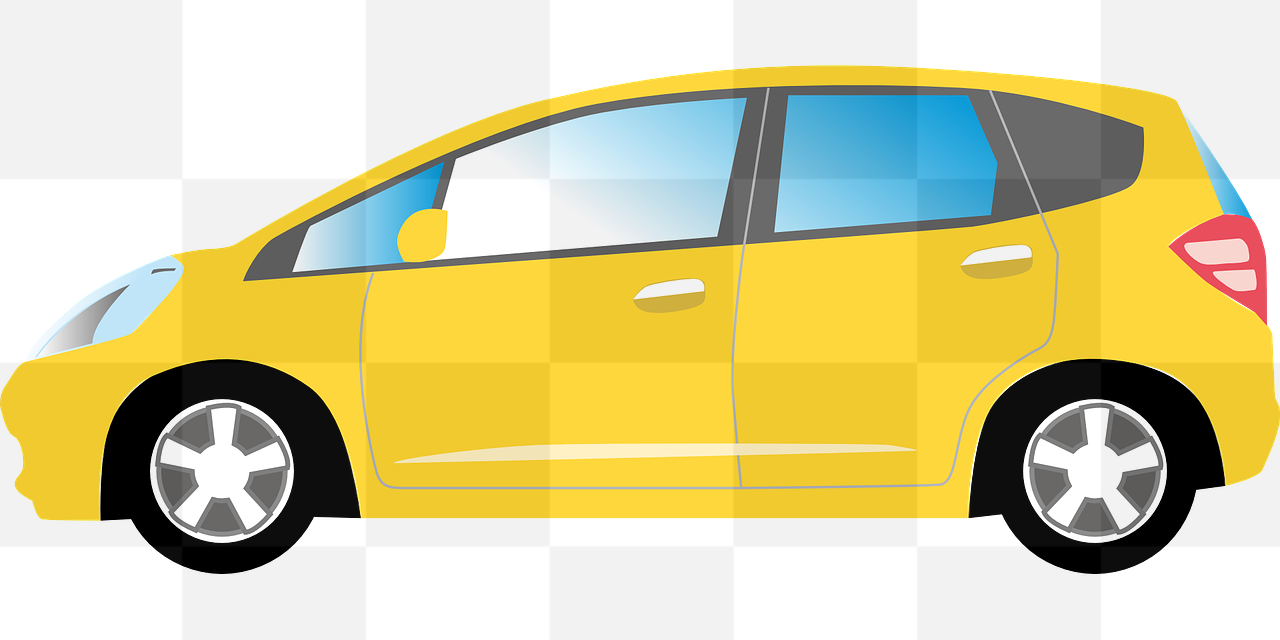 1280 x 640 px | Download Free Vector PNG Images of Yellow Cars with...