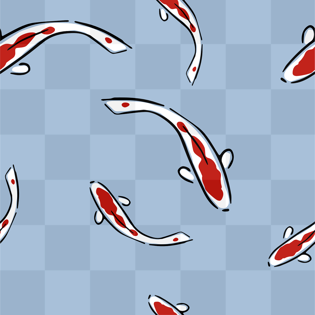 Download Stunning Koi Carp Vector Images with Transparent Backgrounds for Graphic Design and Advertising