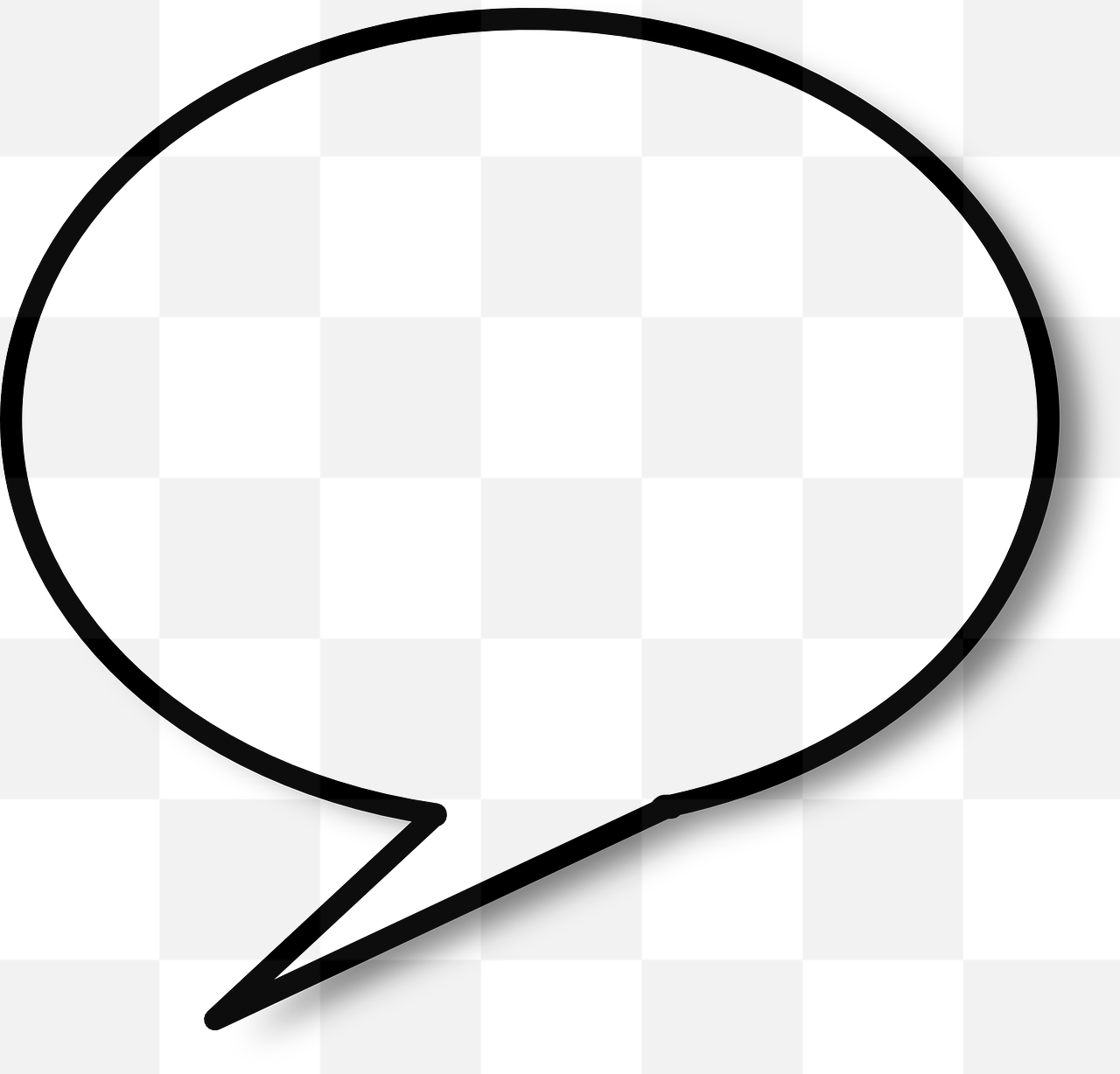 Enhance Your Design with Free Speech Bubble PNG Images and Vectors on Transparent Background