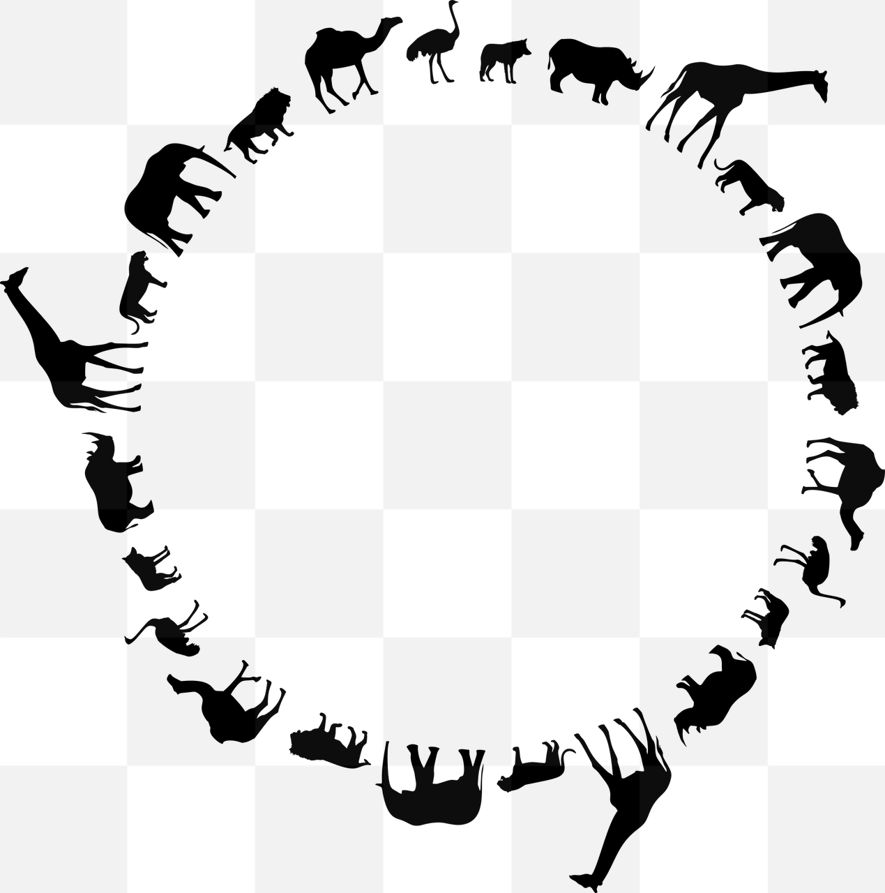 Explore the Beauty of African Wildlife - Free PNG Elephant Silhouette Images with Transparent Background for Graphic Design
