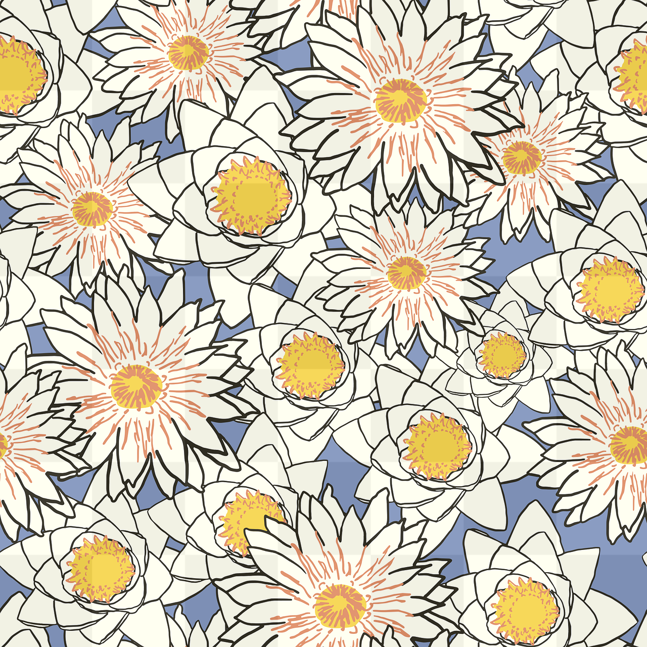 Exquisite Lotus Flower Patterns with Transparent Background - Ideal for Graphic Design, Advertising, and More - Free Download PNG Images and Vectors