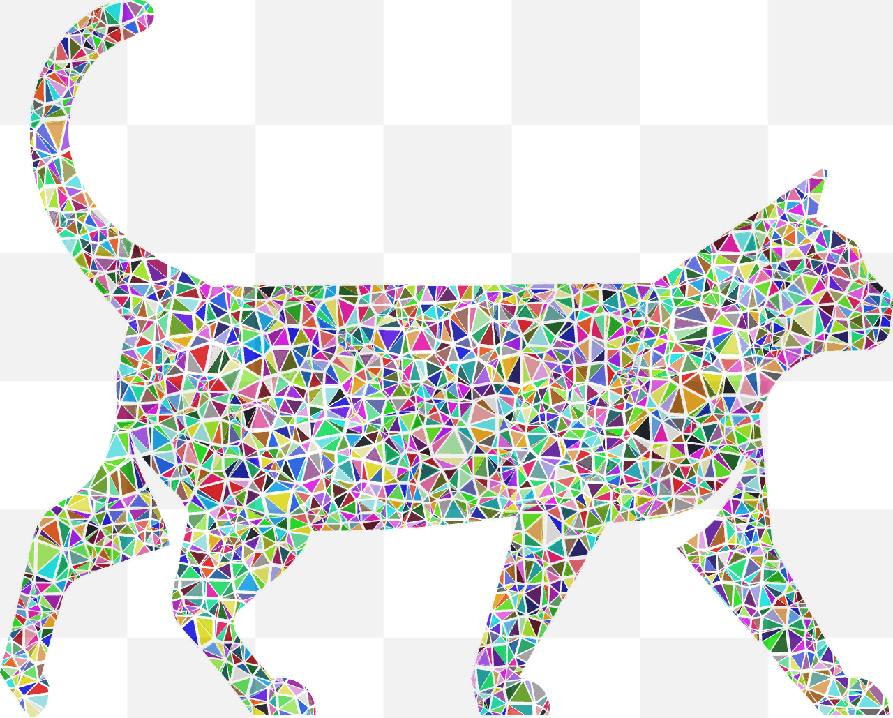 Eye-catching Free PNG Images with Geometric Patterns and Vivid Colors for Web Graphics and Advertising