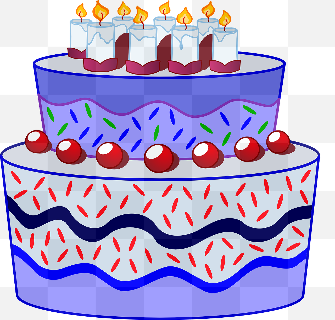 Find the Perfect Cake and Candle PNG Images for Your Graphic Design Needs – Download for Free with Transparent Backgrounds!