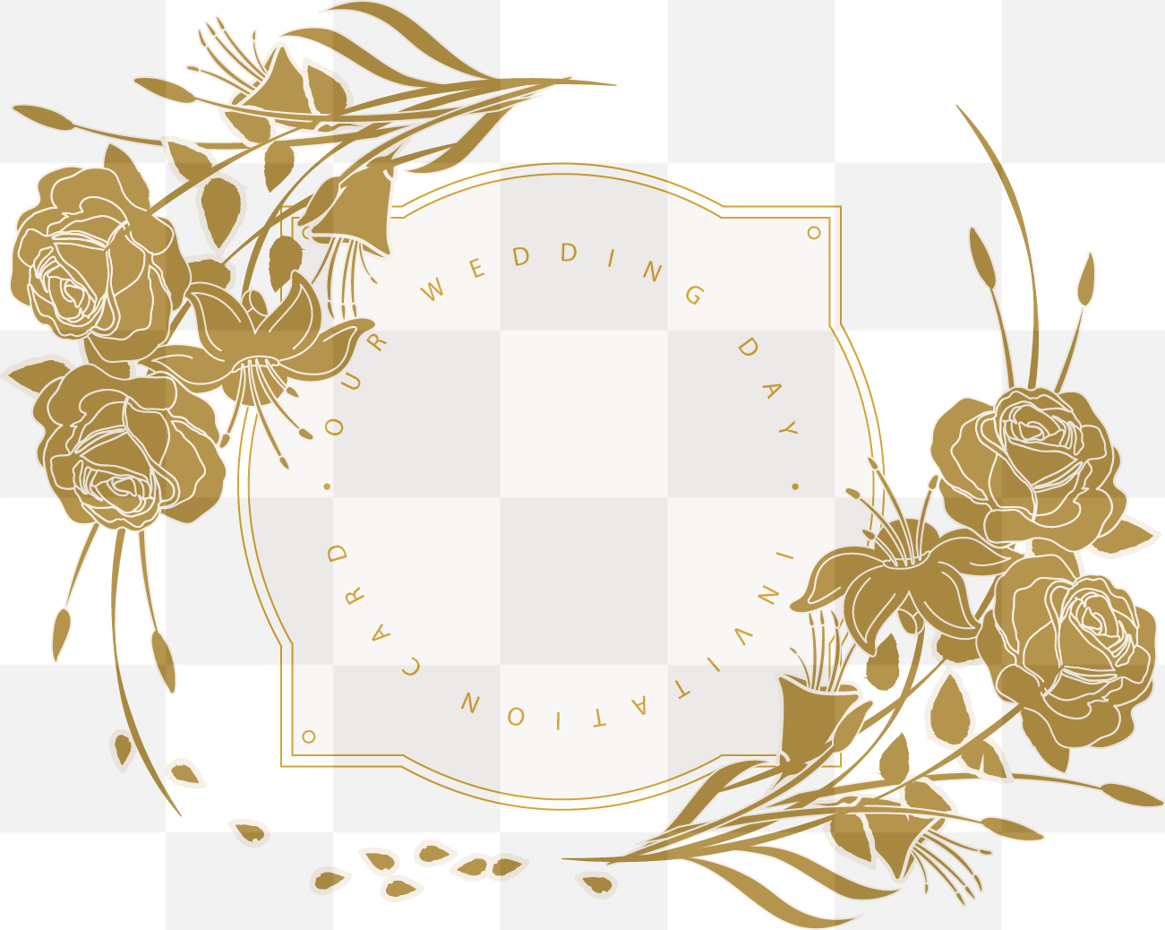 Wedding Flower Frame - Beautiful Floral Decoration for Your Photos. Add a touch of elegance to your wedding photos with our beautiful wedding flower...