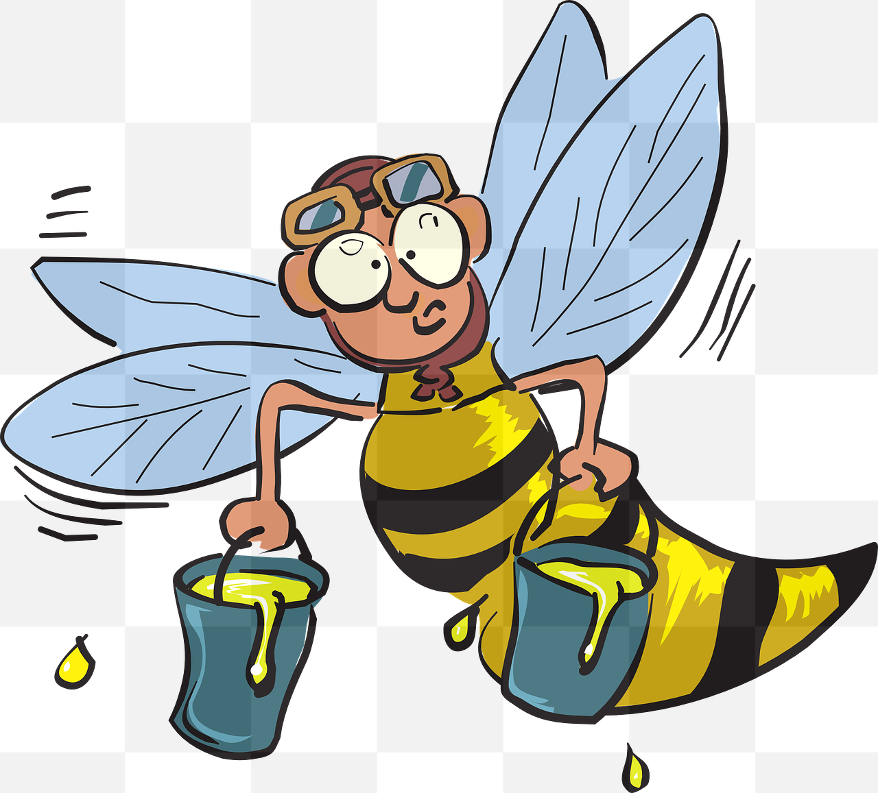 Free Bee PNG Images with Transparent Background - Download Now!