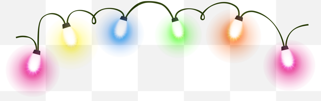 Free Christmas illustration. Scape Christmas lights. Free PNG Image With Transparent Background. The best stock PNG. My Christmas decoration...