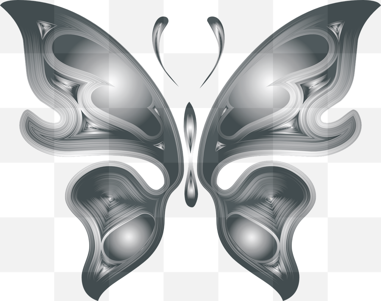 Free Downloadable Iridescent Butterfly PNG Images with Transparent Background - Perfect for Graphic Designers, Bloggers, and Web Designers!