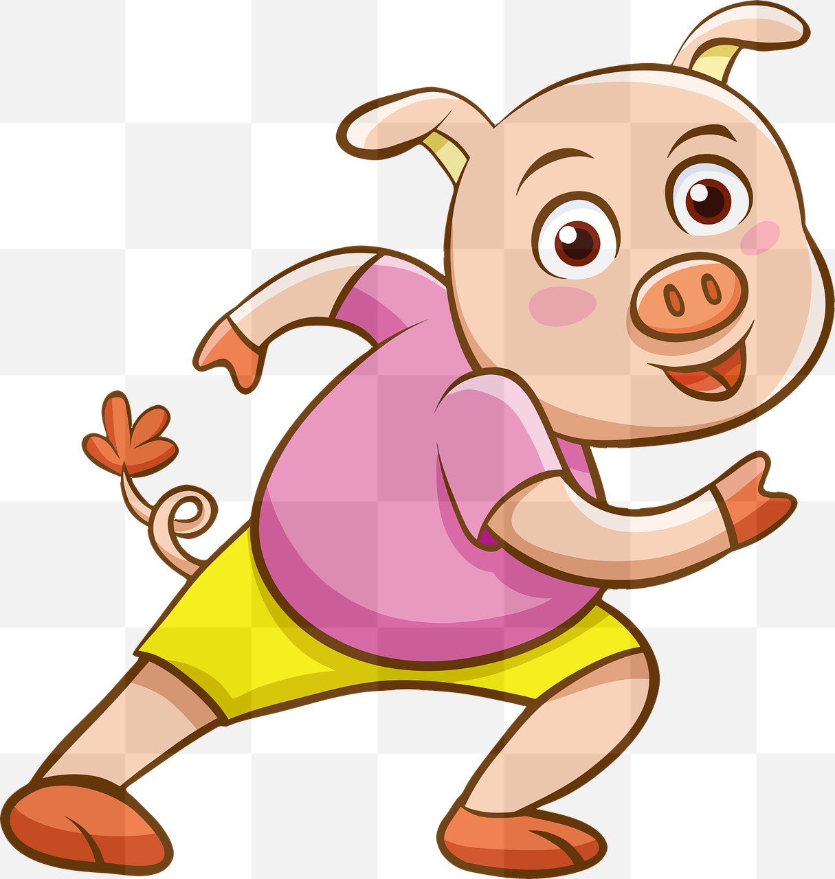 Free Downloadable PNG Images of Anthropomorphic Animals for Graphic Design and Advertising