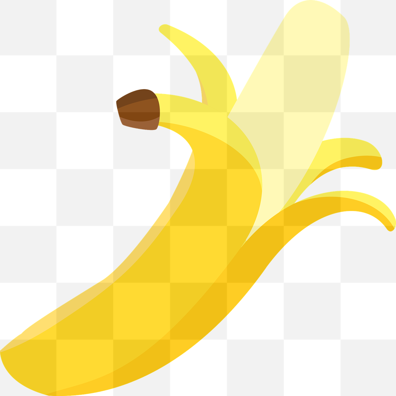 Free, High-quality Banana PNG Images with Transparent Background for Graphic Designers
