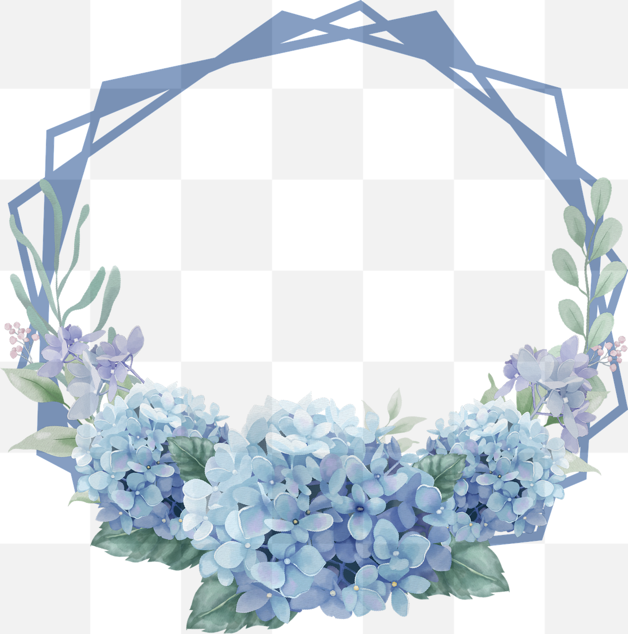 Get Creative with Free Floral PNG Frames for Graphic Design and Advertising