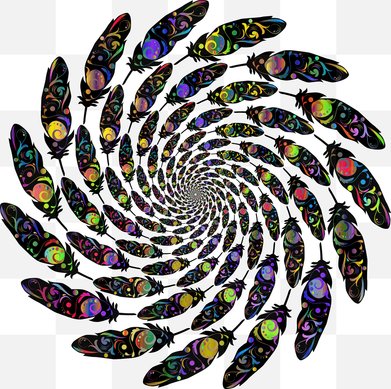 Get Creative with Stunning Feather, Vortex, and Mandala PNG Images - Free Download with Transparent Backgrounds
