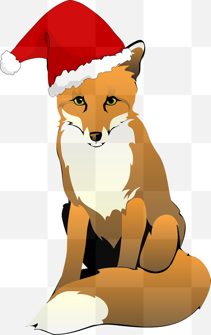 Get Festive with Free, Transparent Christmas Fox PNG Images for Graphic Design & Advertising