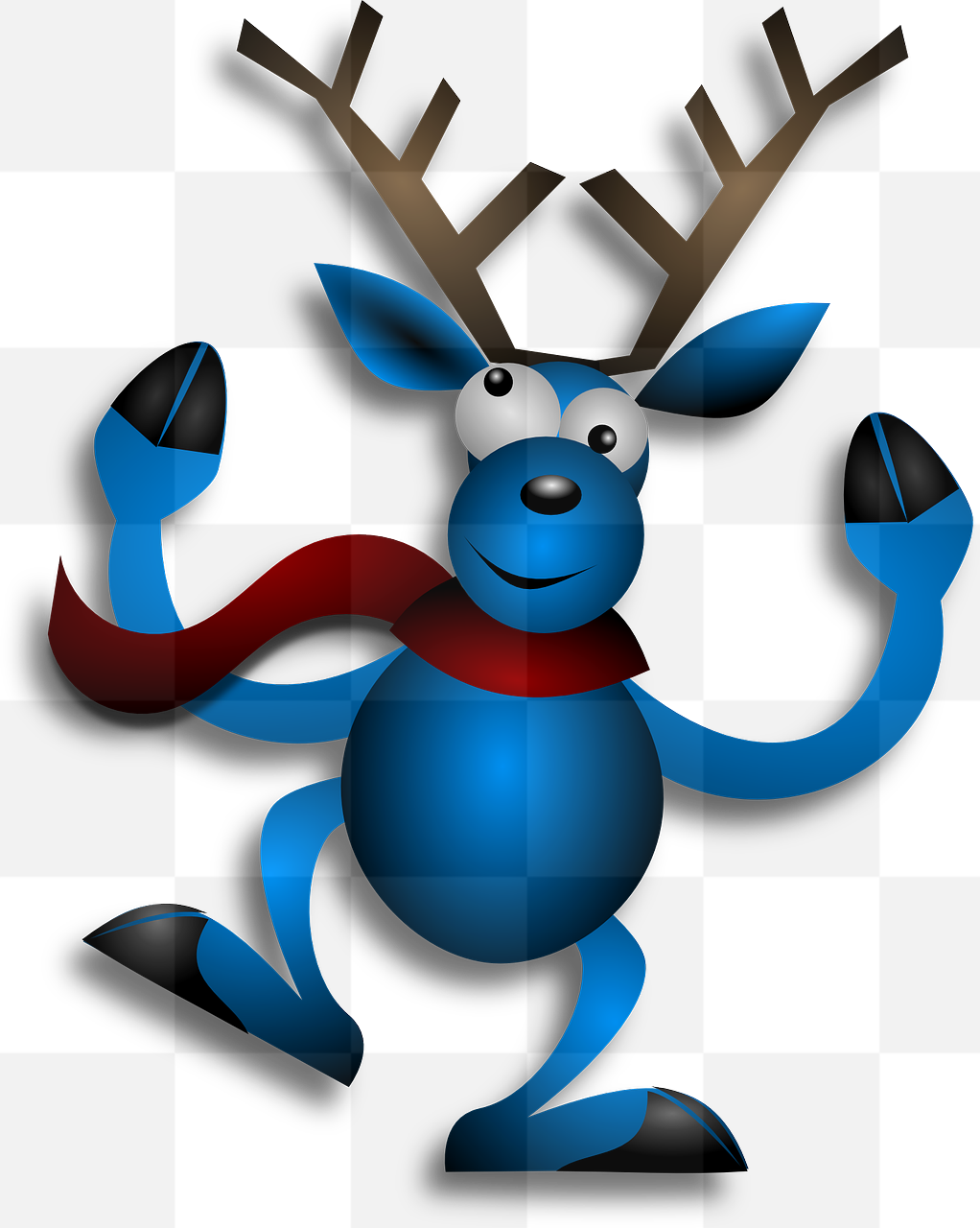 Get into the Holiday Spirit with Free Reindeer PNG Images for Graphic Design and Advertising