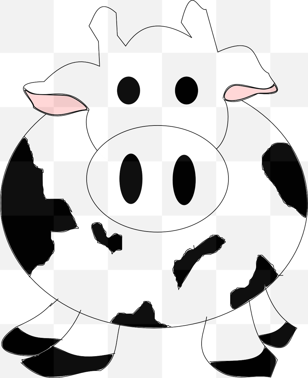 High-Quality Cow and Cattle PNG Images with Transparent Background for Graphic Design and Advertising