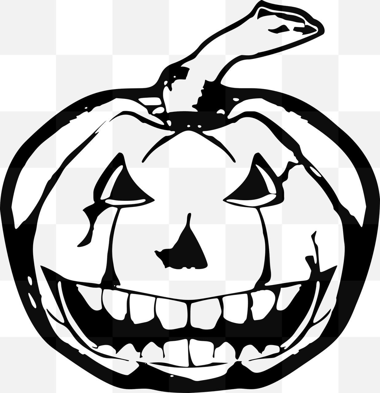 Spooky & Sinister: Download Free Evil Halloween Pumpkin PNG Images with Transparent Background for Graphic Design