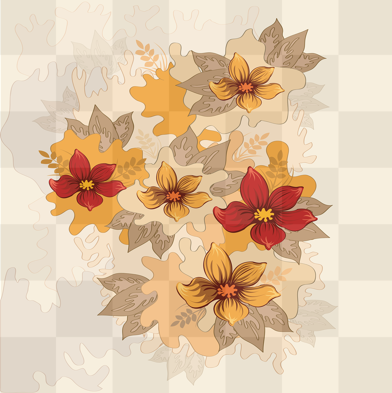 Stunning Flower Vector Images with Transparent Backgrounds for Free Download