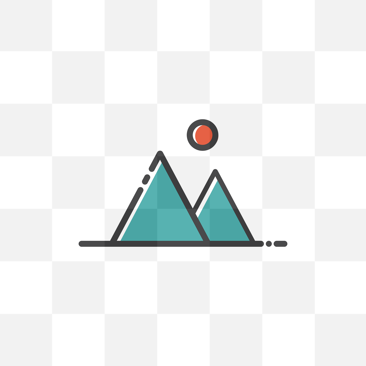 Stunning Landscape Icons: Free Downloadable PNG Images with Transparent Backgrounds for Graphic Design