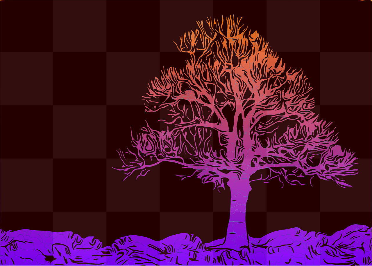 Stunning Landscape Images with Purple Trees, Rainbows and Transparent Backgrounds - Free PNG Downloads
