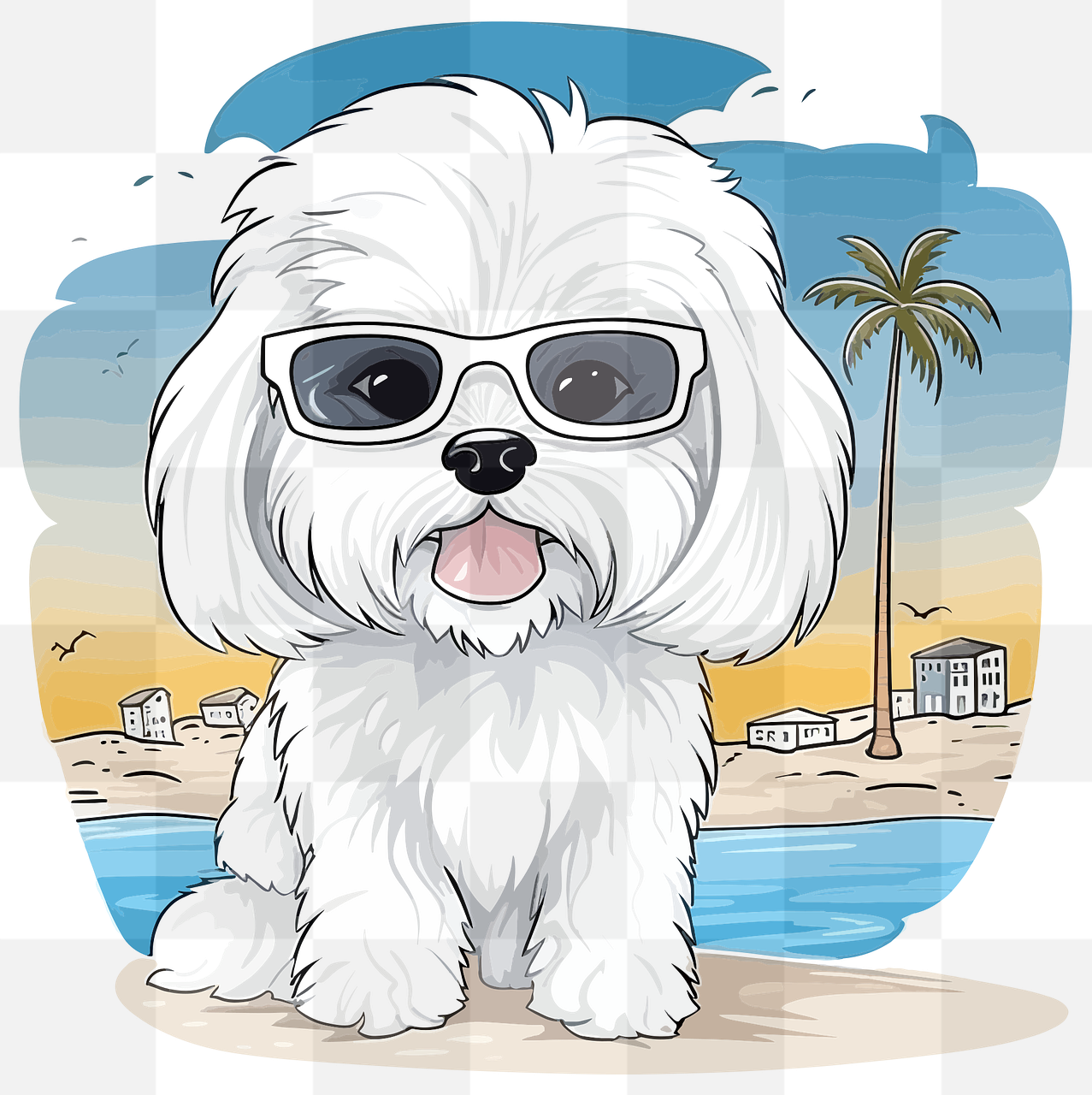 1277 x 1280 px | Stunning Maltese Dog PNG Images with Transparent ...